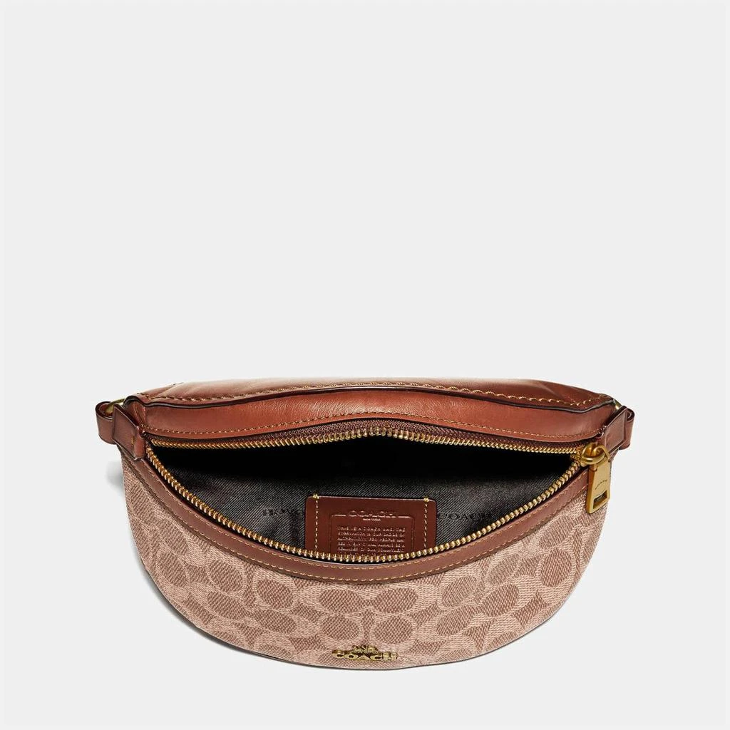 商品Coach|Coach Women's Coated Canvas Signature Bethany Belt Bag - Tan Rust,价格¥1931,第3张图片详细描述