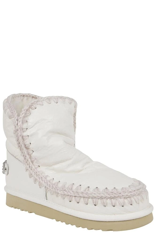 商品Mou|Mou Eskimo 18 Logo-Embellished Stitched Ankle Boots,价格¥1820,第2张图片详细描述