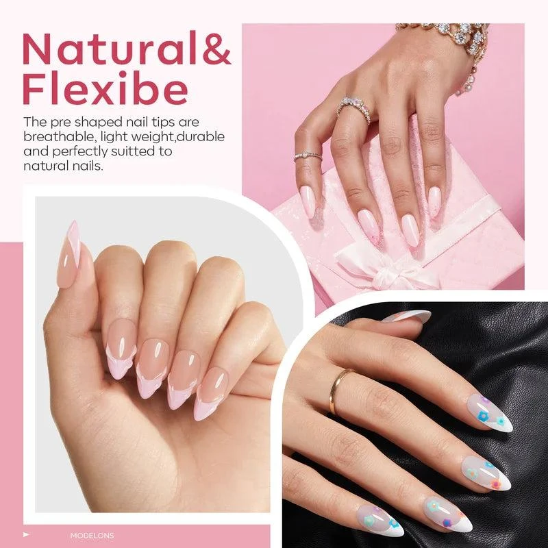 商品[国内直发] MODELONES|Medium Almond Nail Tips Kit,价格¥184,第3张图片详细描述