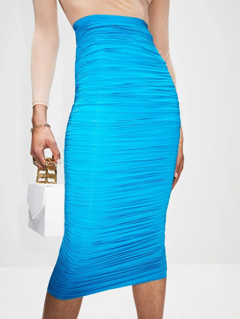 商品Alex Perry|Chase Ruched Midi Skirt,价格¥2677,第4张图片详细描述
