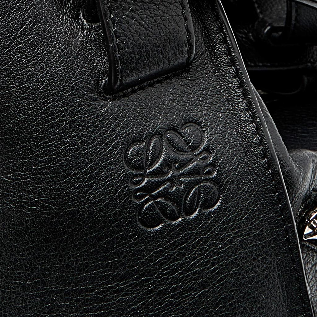 Loewe Black Leather Small Hammock Shoulder Bag商品第8张图片规格展示