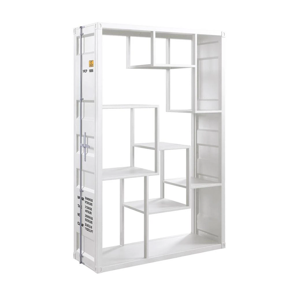 商品Simplie Fun|Cargo Shelf Rack / bookshelf, White 77888,价格¥7449,第2张图片详细描述