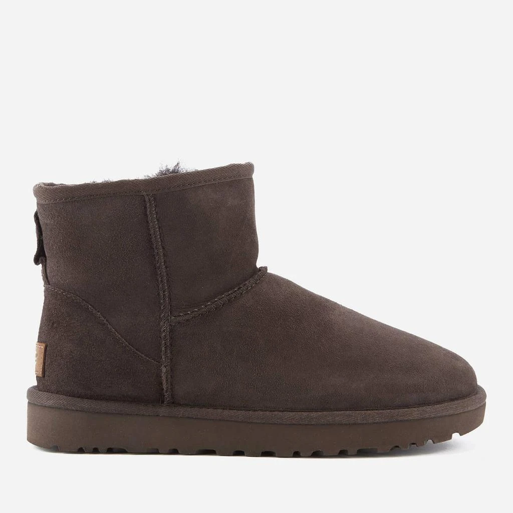 商品UGG|UGG Women's Classic Mini II Sheepskin Boots - Chocolate,价格¥1149,第1张图片