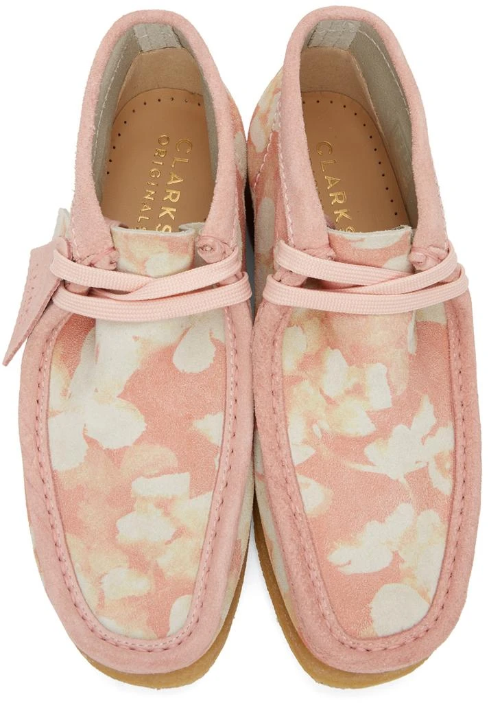 商品Clarks|Pink Floral Wallabee Derbys,价格¥1320,第5张图片详细描述