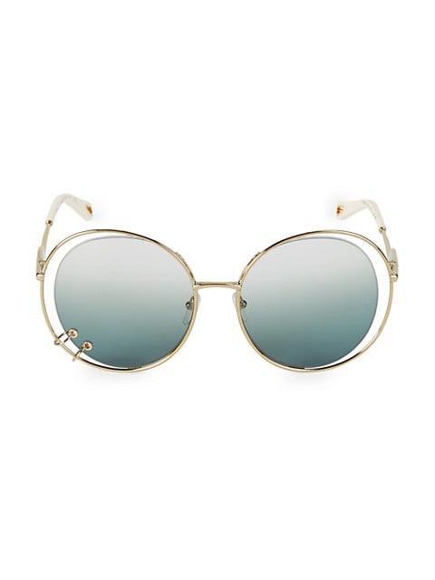 商品Chloé|Wendy 59MM Round Sunglasses,价格¥3519,第1张图片