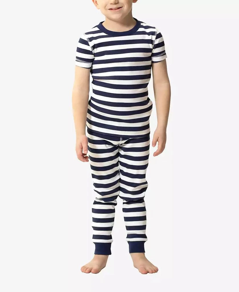 商品Pajamas for Peace|Nautical Stripe Baby Boys and Girls 2-Piece Pajama Set,价格¥210,第1张图片