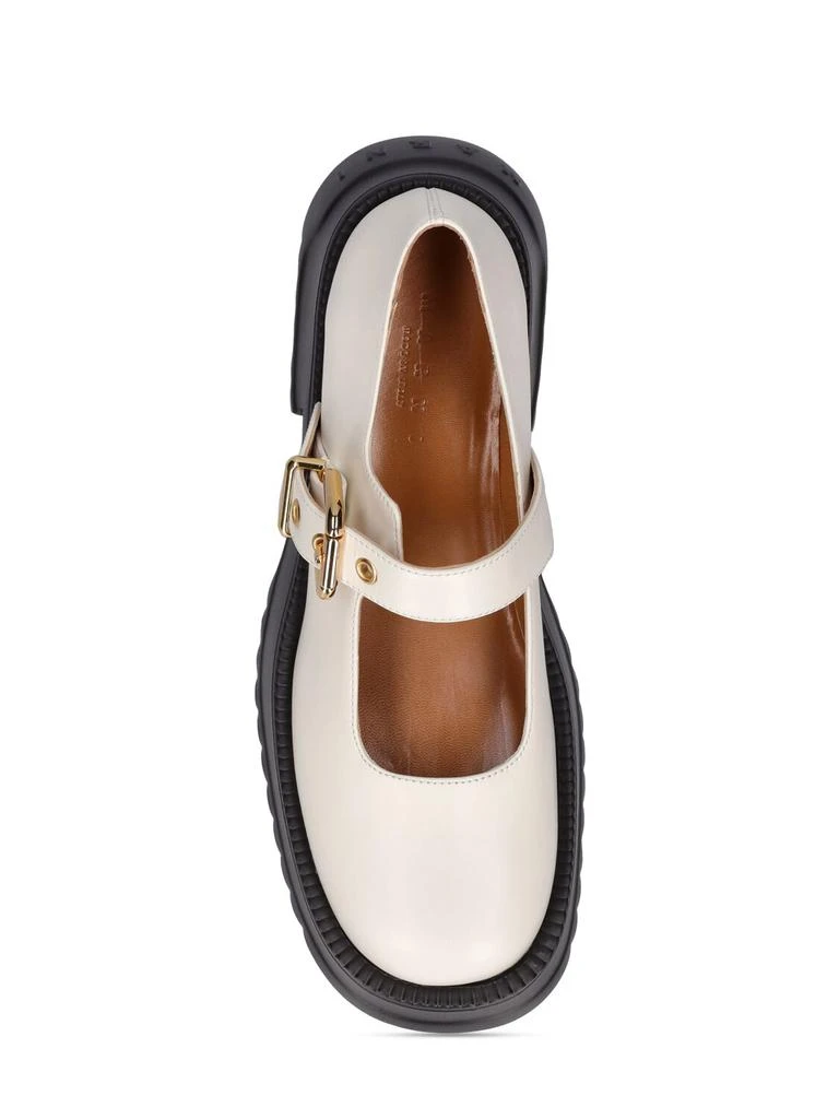 商品Marni|20mm Mary Jane Leather Shoes,价格¥6601,第5张图片详细描述
