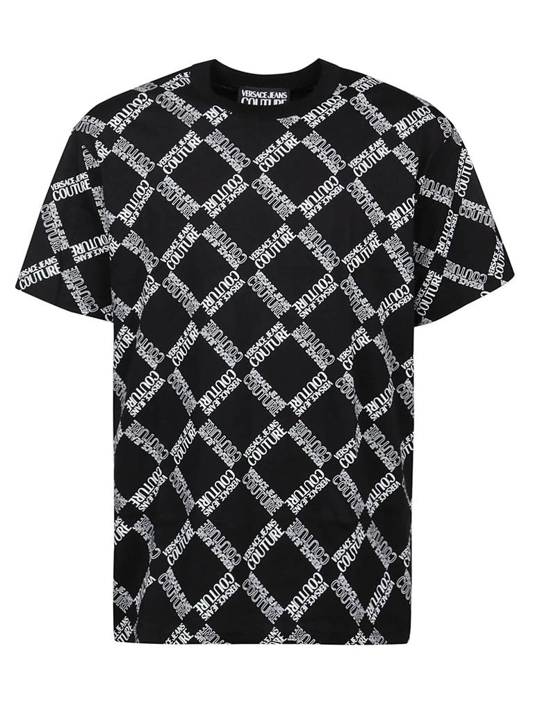 商品Versace|Versace Jeans Mens Black Other Materials T-Shirt,价格¥1818,第1张图片