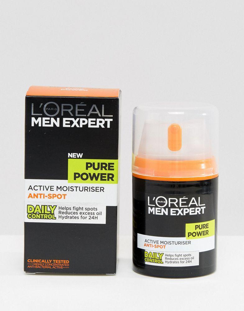 商品L'Oreal Paris|L'Oreal Men Expert Pure Power Anti-Spot Moisturiser 50ml,价格¥71,第1张图片
