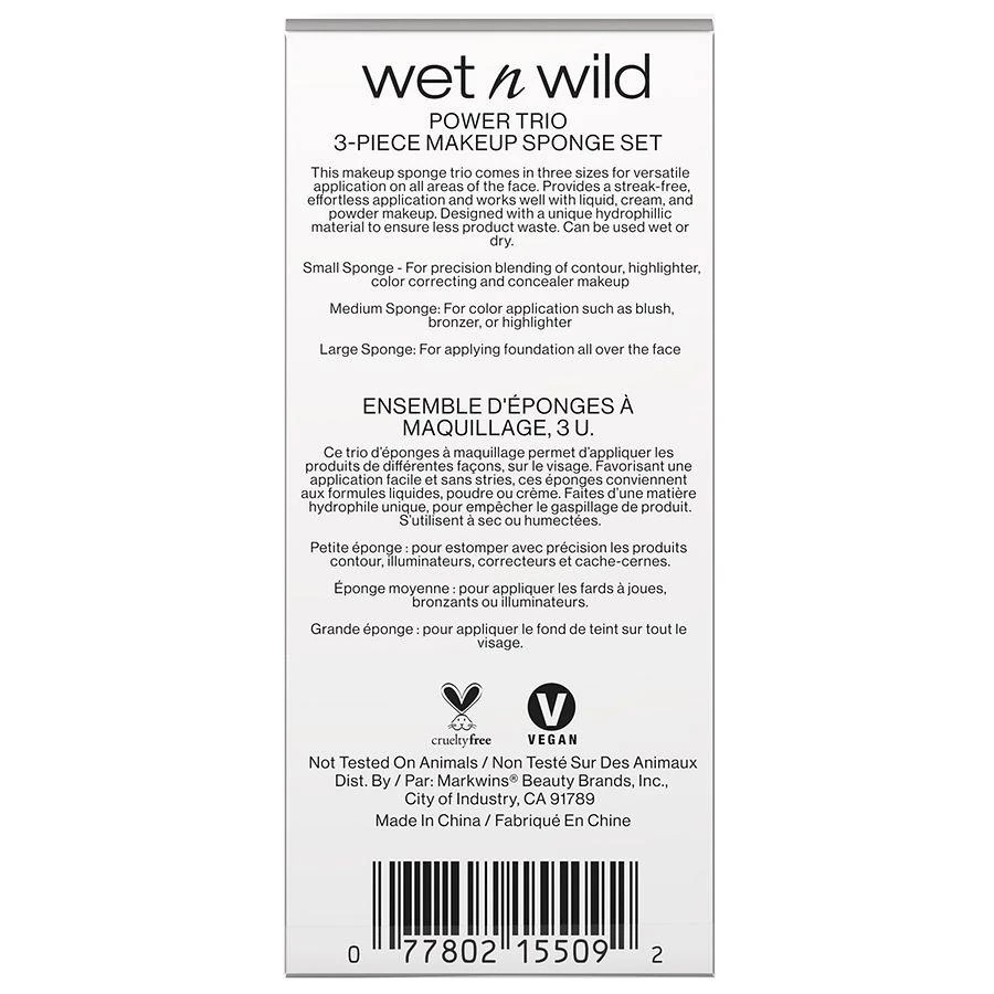 商品Wet n Wild|Power Trio 3-Piece Makeup Sponge Set,价格¥39,第2张图片详细描述