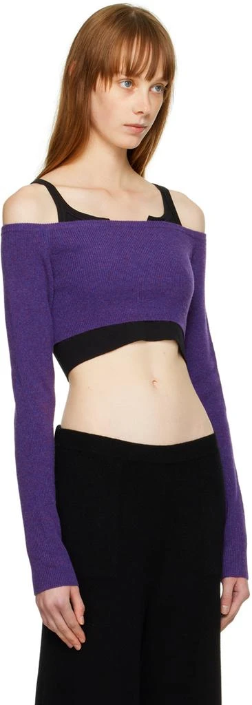 商品Lisa Yang|Purple Gina Sweater,价格¥374,第2张图片详细描述