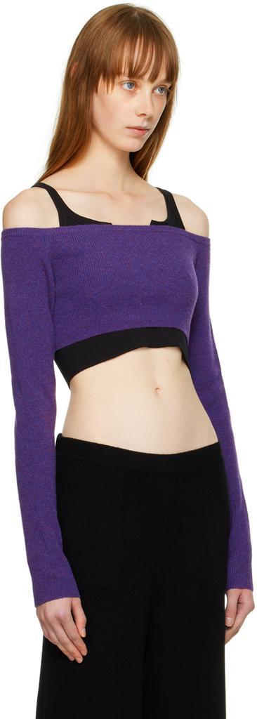 商品Lisa Yang|Purple Gina Sweater,价格¥1539,第4张图片详细描述