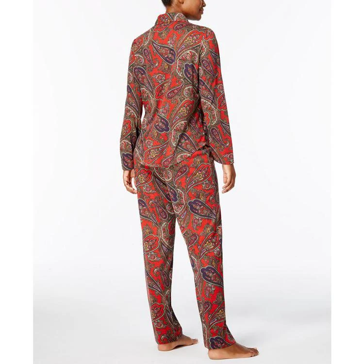 商品Ralph Lauren|Gilded Age Paisley-Print Knit Pajama Set,价格¥267,第2张图片详细描述