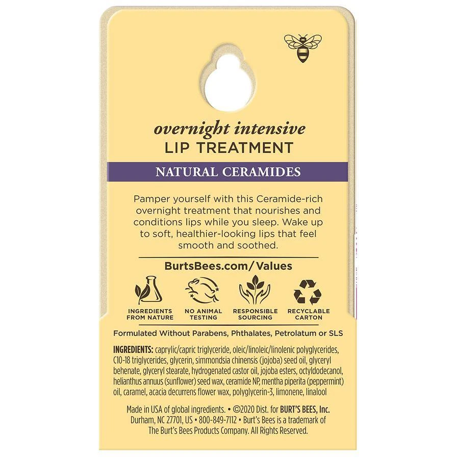 商品Burt's Bees|100% Natural Overnight Intensive Lip Treatment,价格¥84,第4张图片详细描述