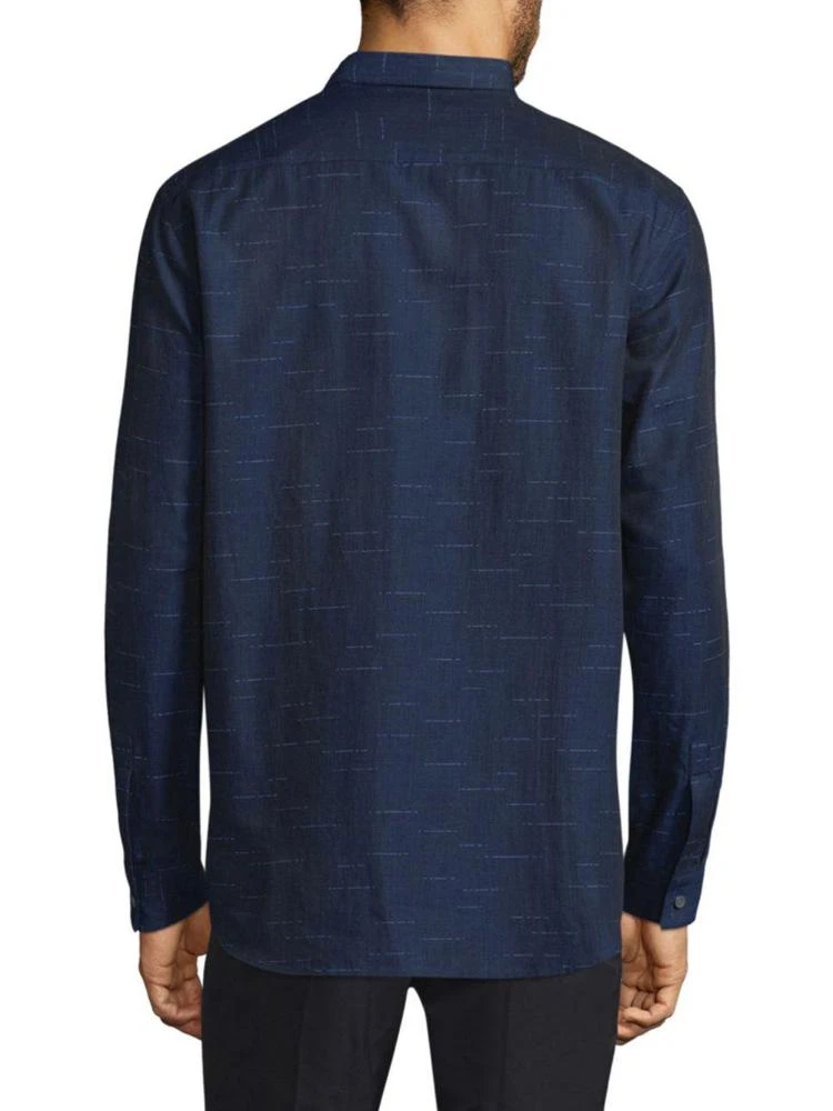 商品Theory|Printed Cotton Button-Down Shirt,价格¥1462,第2张图片详细描述