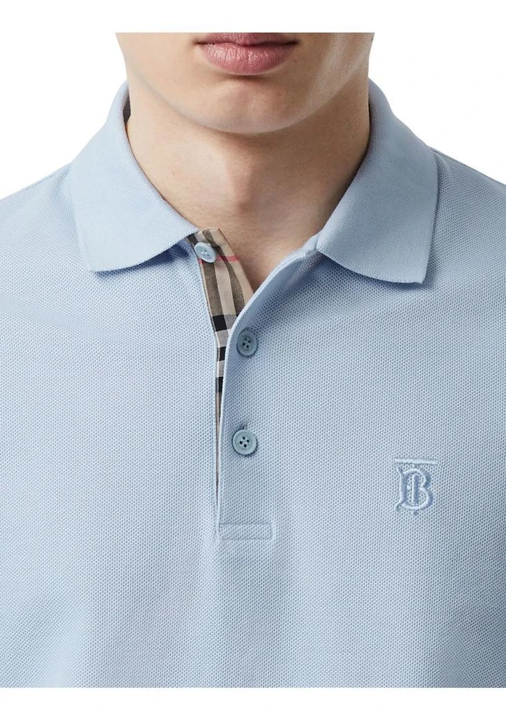 商品Burberry|Monogram motif cotton pique polo shirt,价格¥1885,第2张图片详细描述