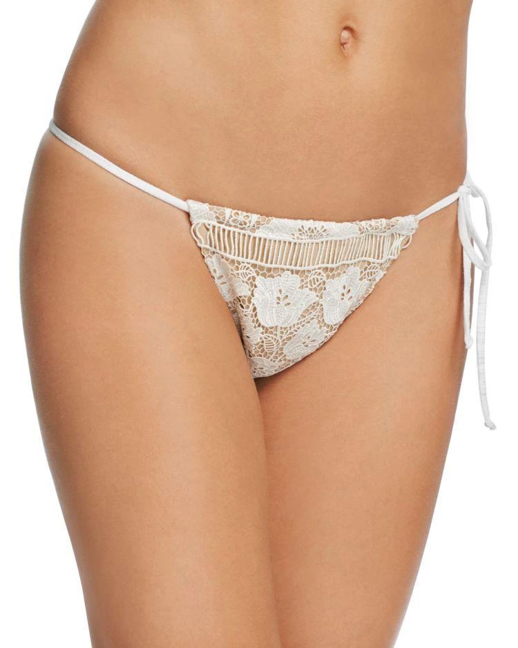 商品For Love & Lemons|Corsica Lace String Bikini Bottom,价格¥483,第1张图片