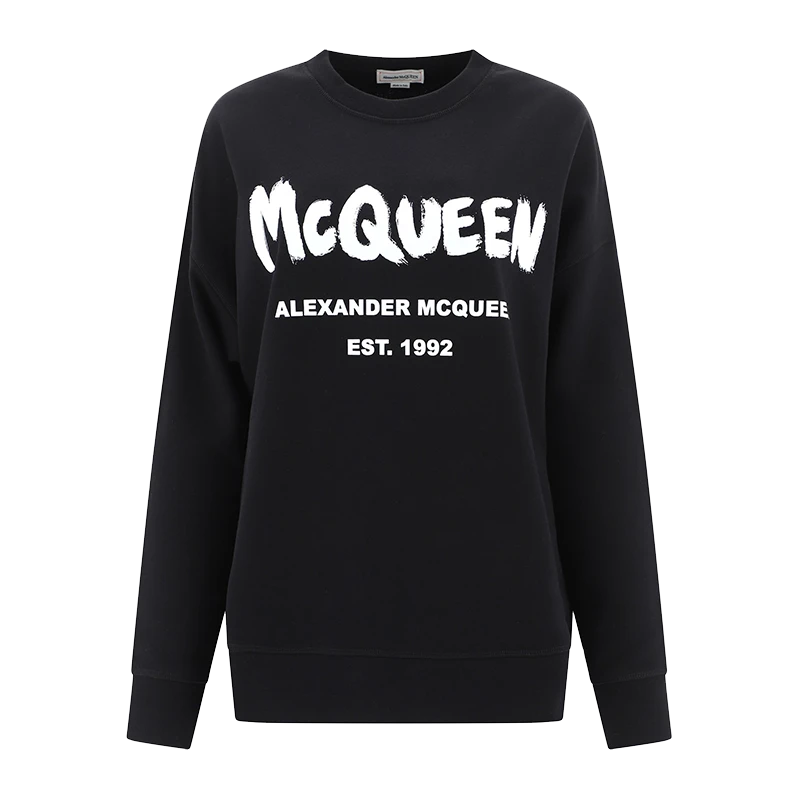 ALEXANDER MCQUEEN 黑色女士卫衣/帽衫 659975-QZADI-0520 商品