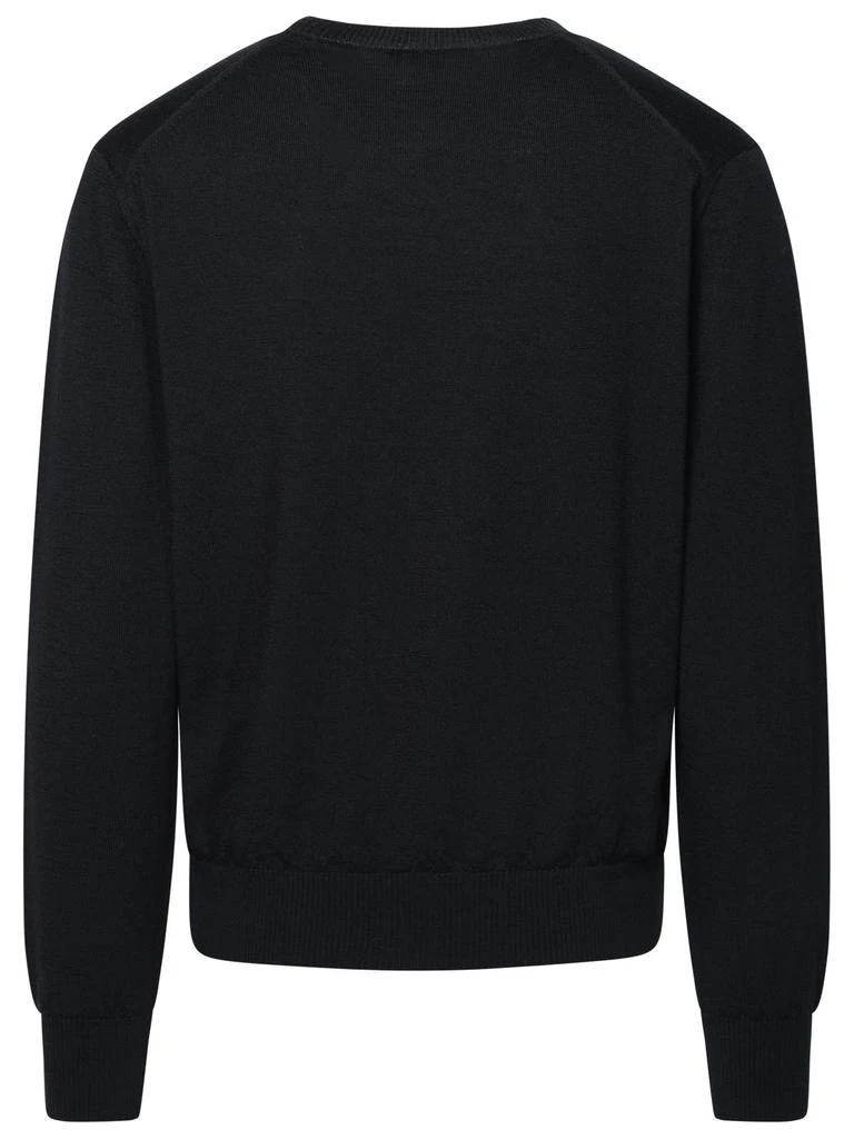 商品AMI|Black Merino Wool Sweater,价格¥2052,第3张图片详细描述