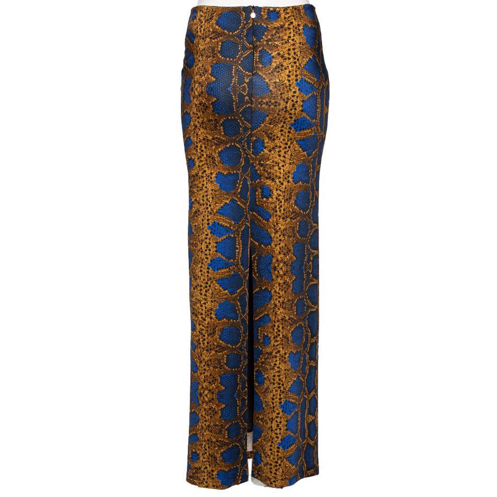 商品[二手商品] Just Cavalli|Just Cavalli Multicolored Snake Print Jersey Skirt XS,价格¥775,第5张图片详细描述
