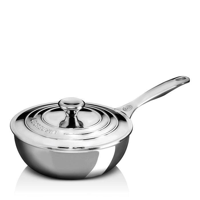 商品Le Creuset|Stainless Steel 2-Qt. Saucier with Lid,价格¥1616,第1张图片详细描述