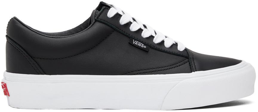 商品Vans|Black Leather Old Skool NS VLT LX Sneakers,价格¥452,第1张图片