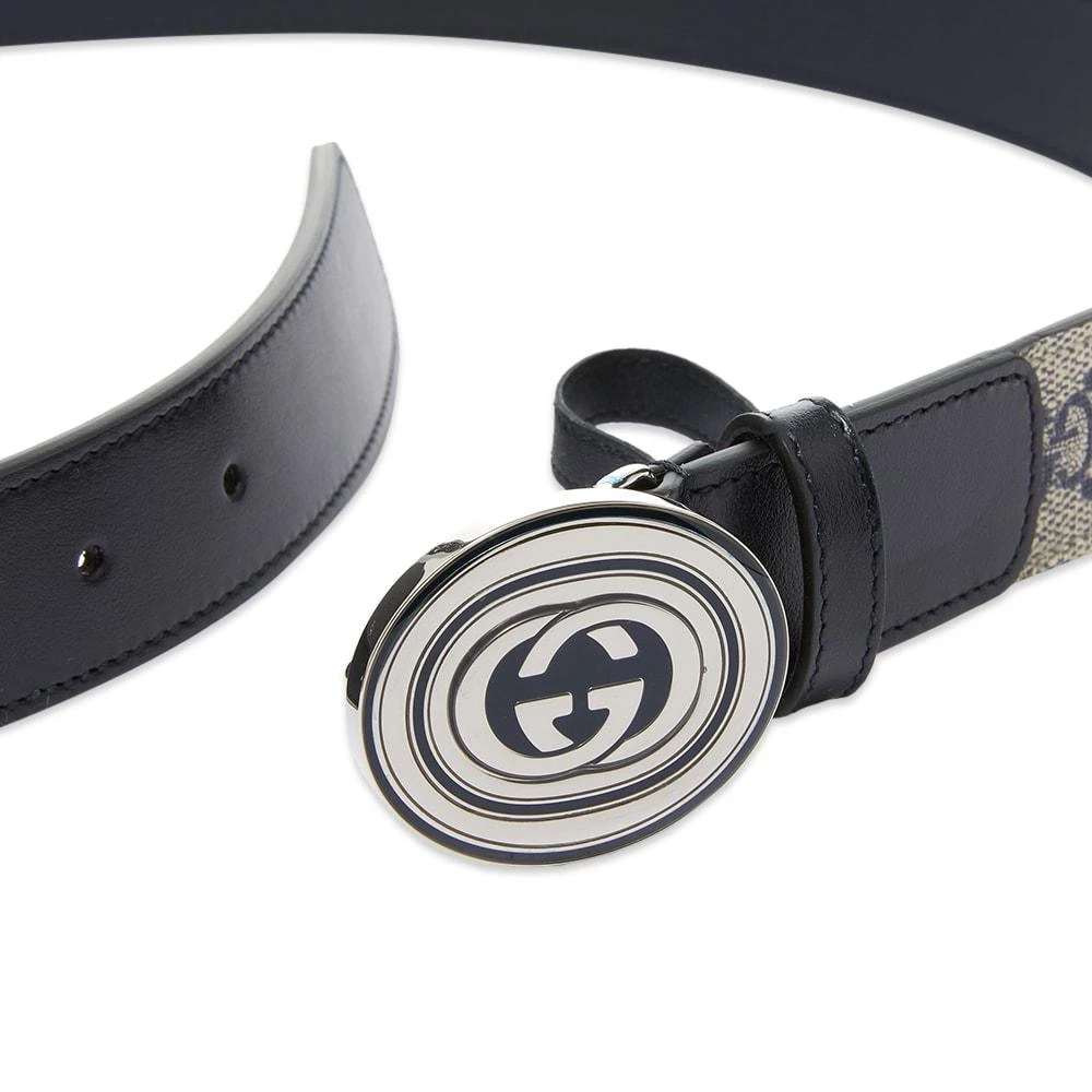 商品Gucci|Gucci GG Supreme Oval Buckle Belt,价格¥3134,第2张图片详细描述