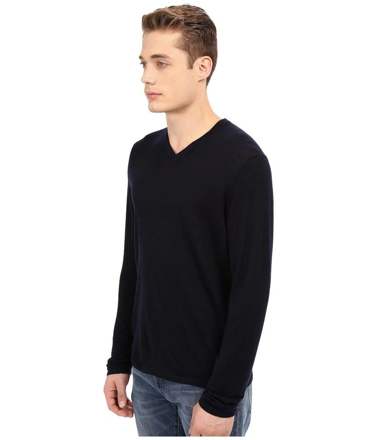 商品Vince|Wool Silk Long Sleeve Jersey V-Neck,价格¥1052,第2张图片详细描述