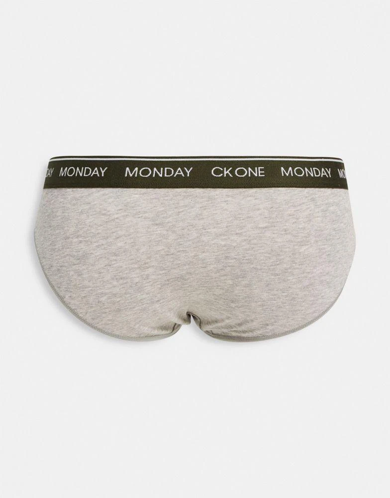商品Calvin Klein|Calvin Klein CK One Cotton bikini style briefs 7 pack in multi colours,价格¥626,第3张图片详细描述