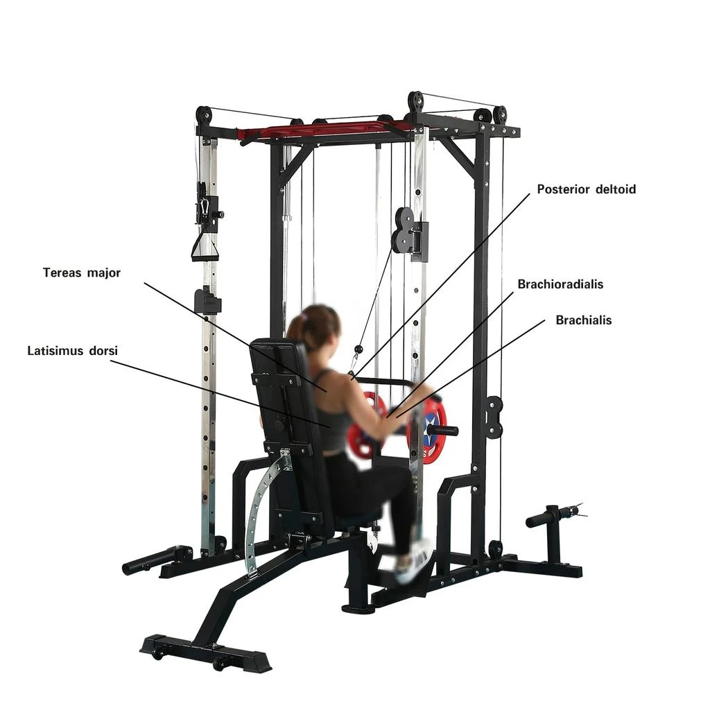 商品Streamdale Furniture|Streamdale Power Cage with LAT PullDown,价格¥7968,第5张图片详细描述