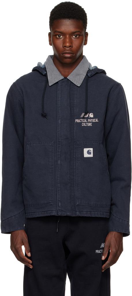 商品Carhartt WIP|Navy New Balance Edition Arcan Jacket,价格¥2239,第1张图片