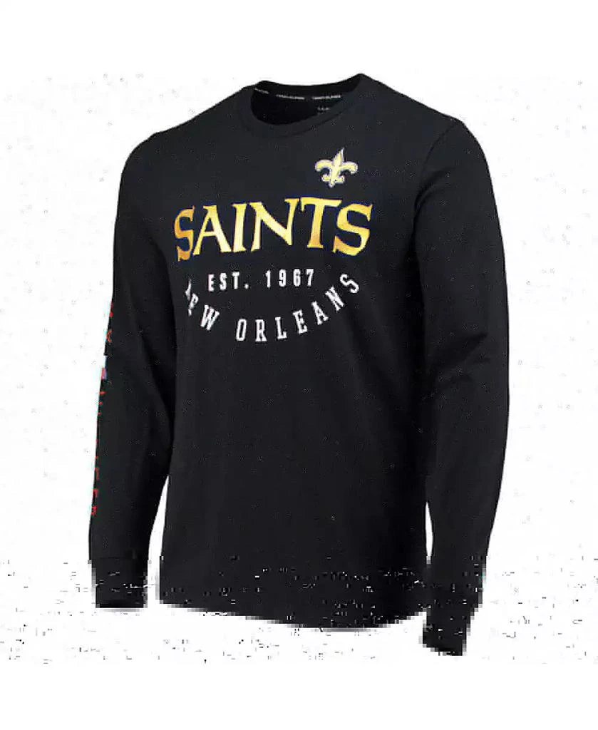 商品Tommy Hilfiger|Men's Black New Orleans Saints Peter Long Sleeve T-shirt,价格¥359,第3张图片详细描述