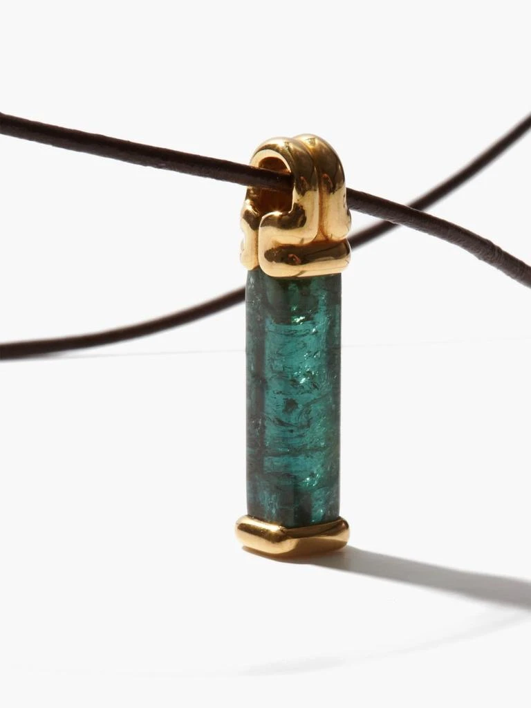 商品Fernando Jorge|Bar tourmaline & 18kt gold pendant necklace,价格¥7028,第3张图片详细描述