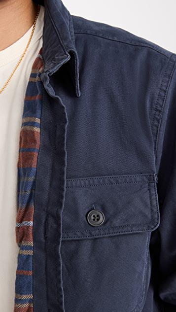 弹力毯式衬里 CPO 夹克商品第5张图片规格展示