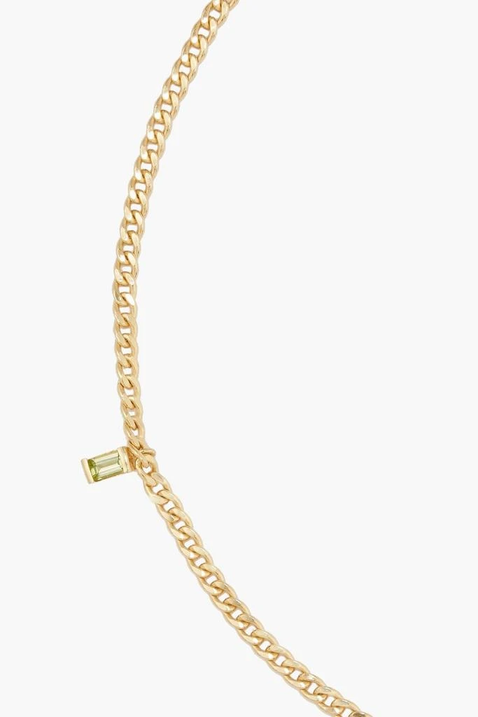 商品Cornelia Webb|24-karat gold-plated quartz necklace,价格¥1272,第3张图片详细描述