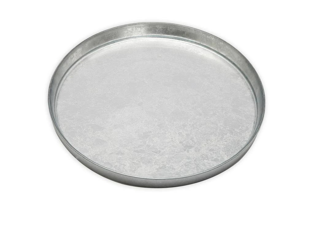 商品Classic Touch Decor|Set of 4 Silver Glitter Dinners Plate with Raised Rim,价格¥409,第3张图片详细描述