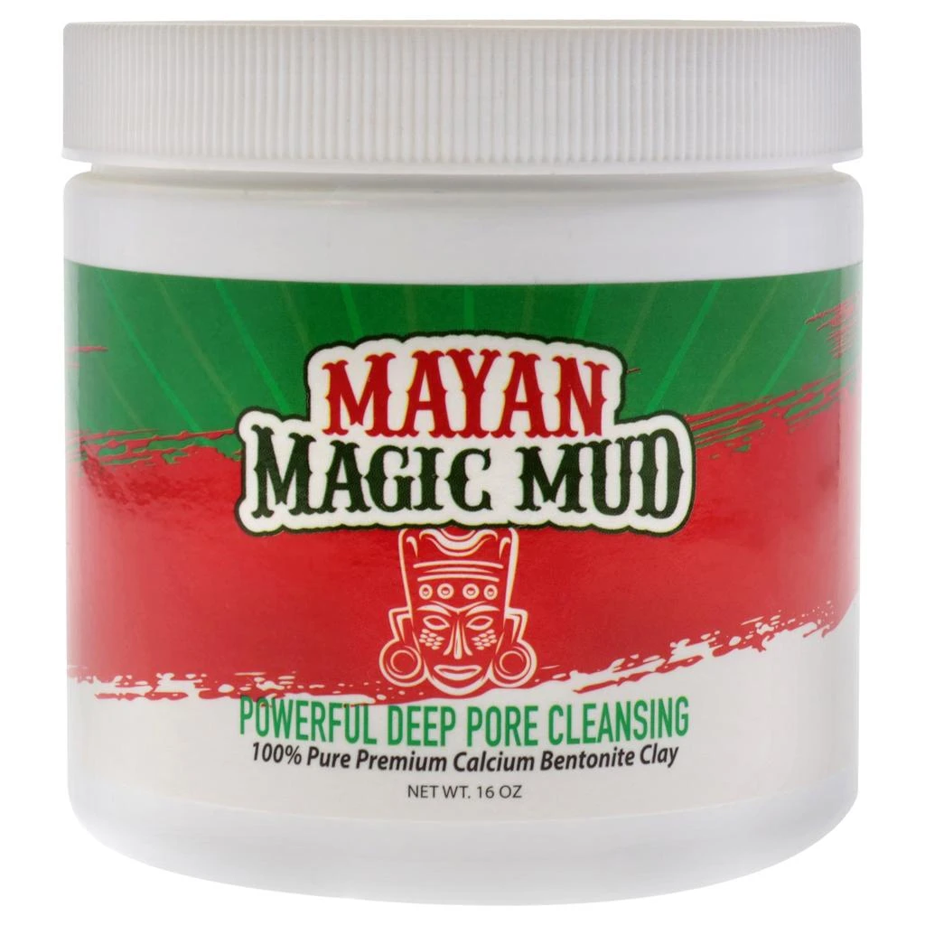 商品Mayan Magic Mud|Powerful Deep Pore Cleansing Calcium Bentonite Clay by  for Unisex - 16 oz Cleanser,价格¥170,第1张图片