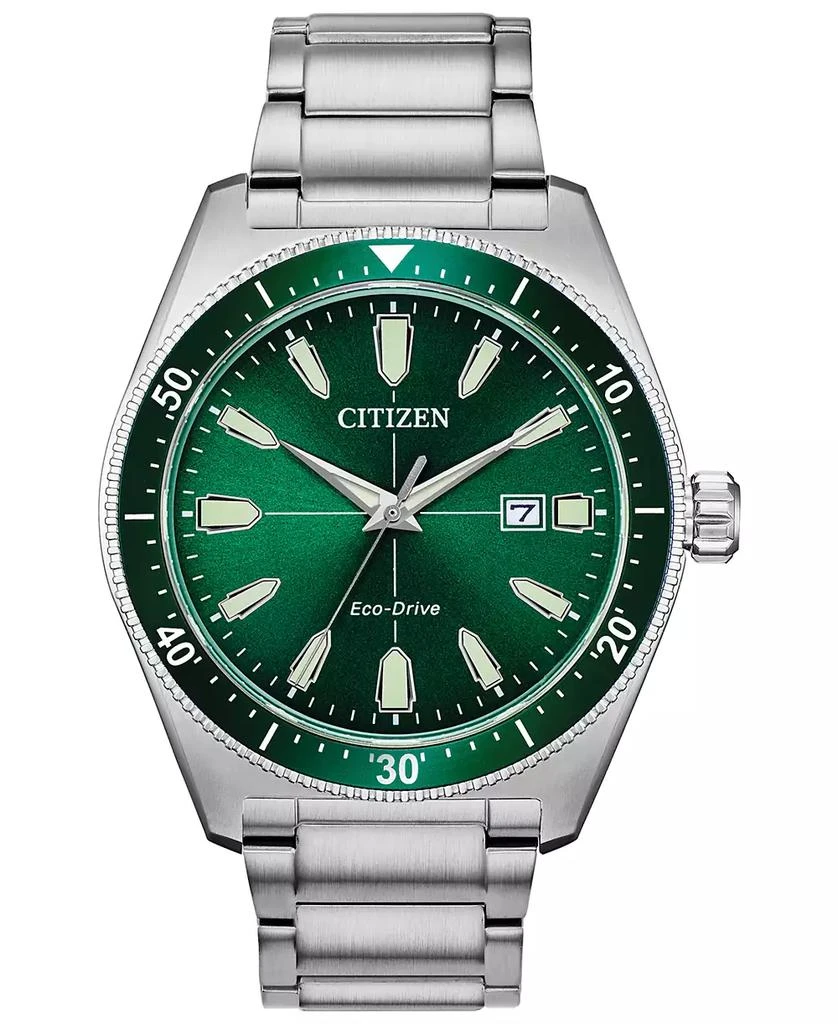 商品Citizen|Eco-Drive Men's Brycen Stainless Steel Bracelet Watch 43mm,价格¥2317,第1张图片