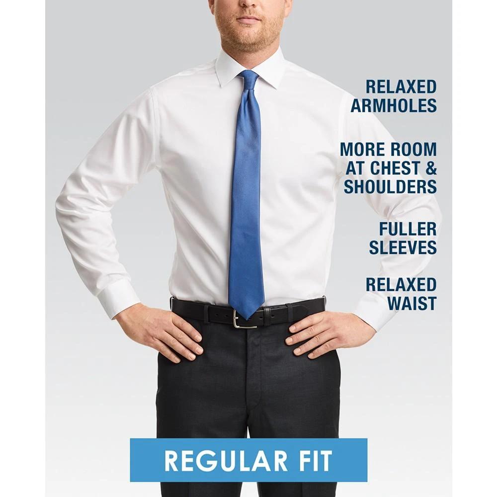 商品Michael Kors|Men's Regular Fit Airsoft Non-Iron Performance Dress Shirt,价格¥671,第5张图片详细描述