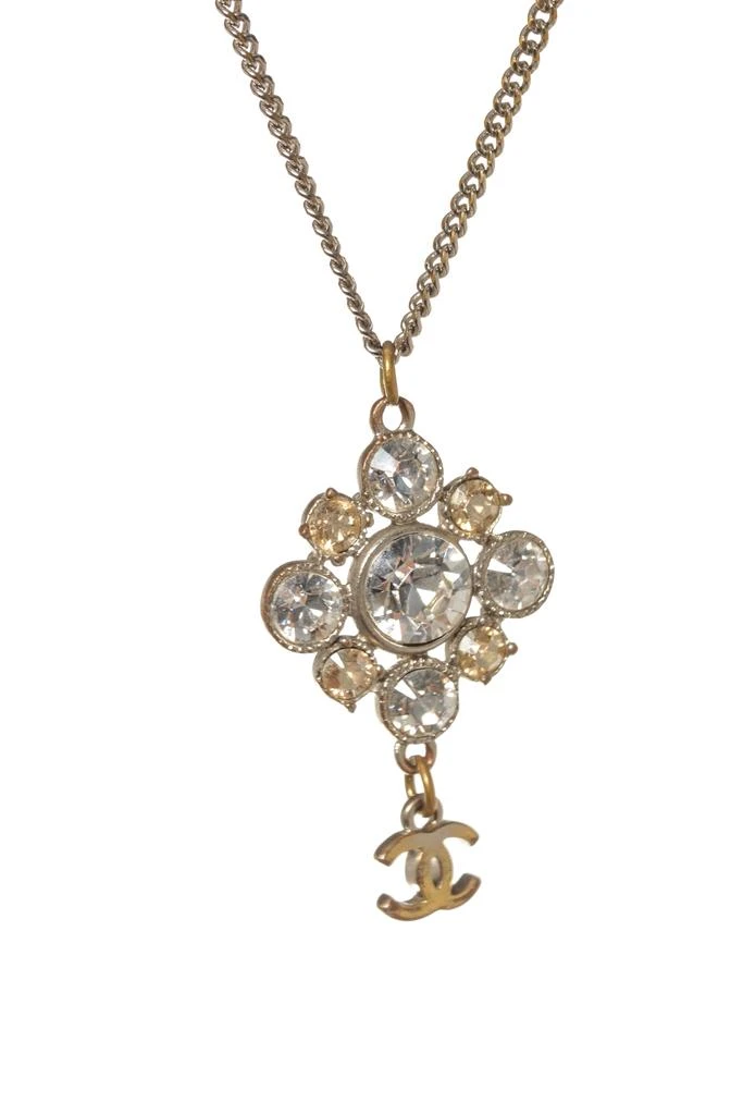 商品[二手商品] Chanel|Chanel CC Logo Crystal Cluster Necklace,价格¥10403,第5张图片详细描述