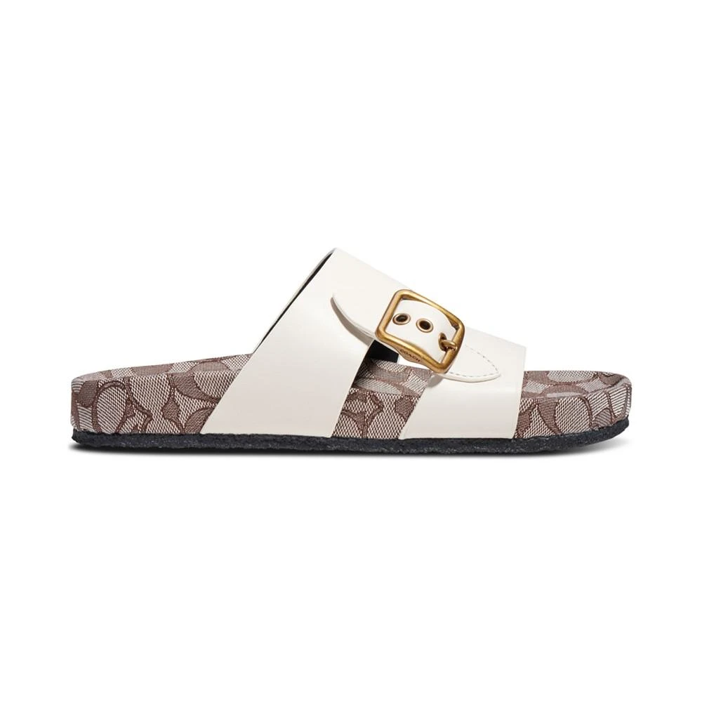 商品Coach|Women's Addison Logo Footbed Sandals,价格¥834,第2张图片详细描述