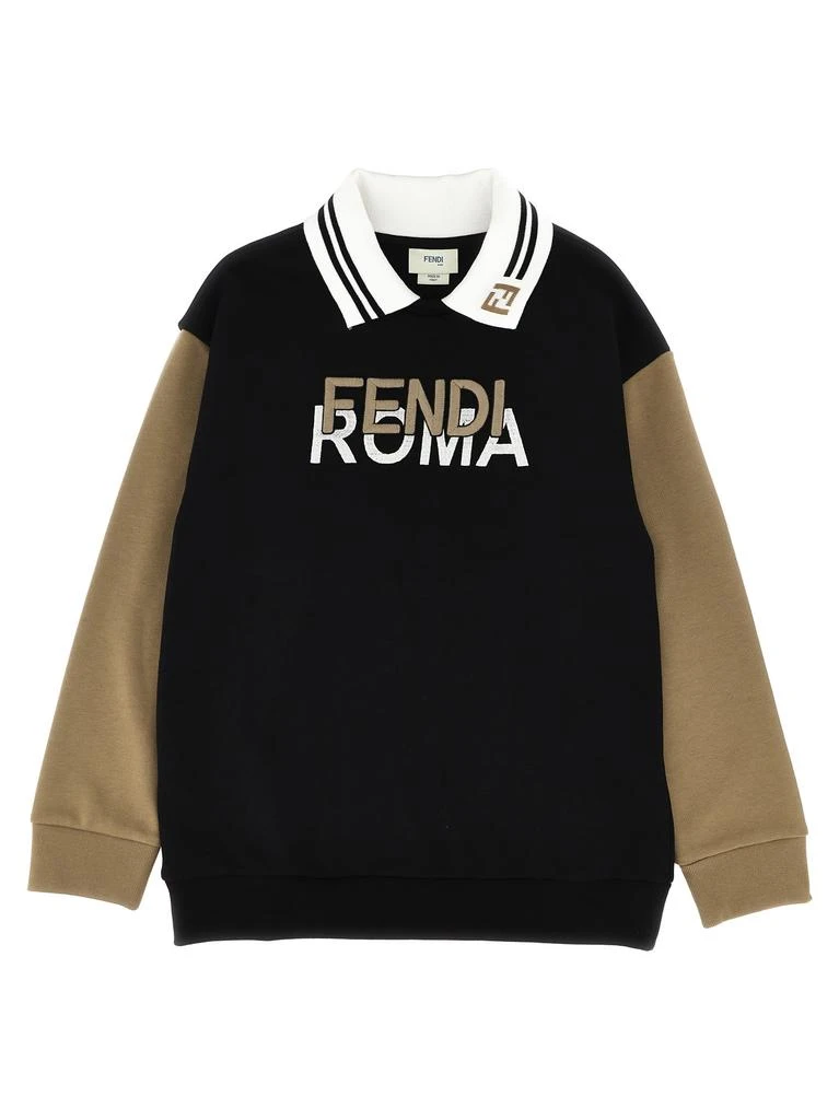 商品Fendi|Logo Collar Sweatshirt,价格¥2782,第1张图片