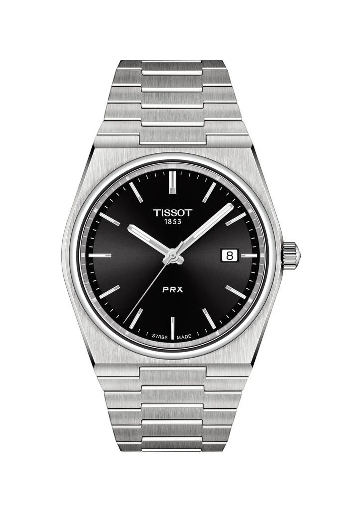 商品Tissot|Tissot Gents T. Classic PRX Black Dial Watch,价格¥2550,第1张图片