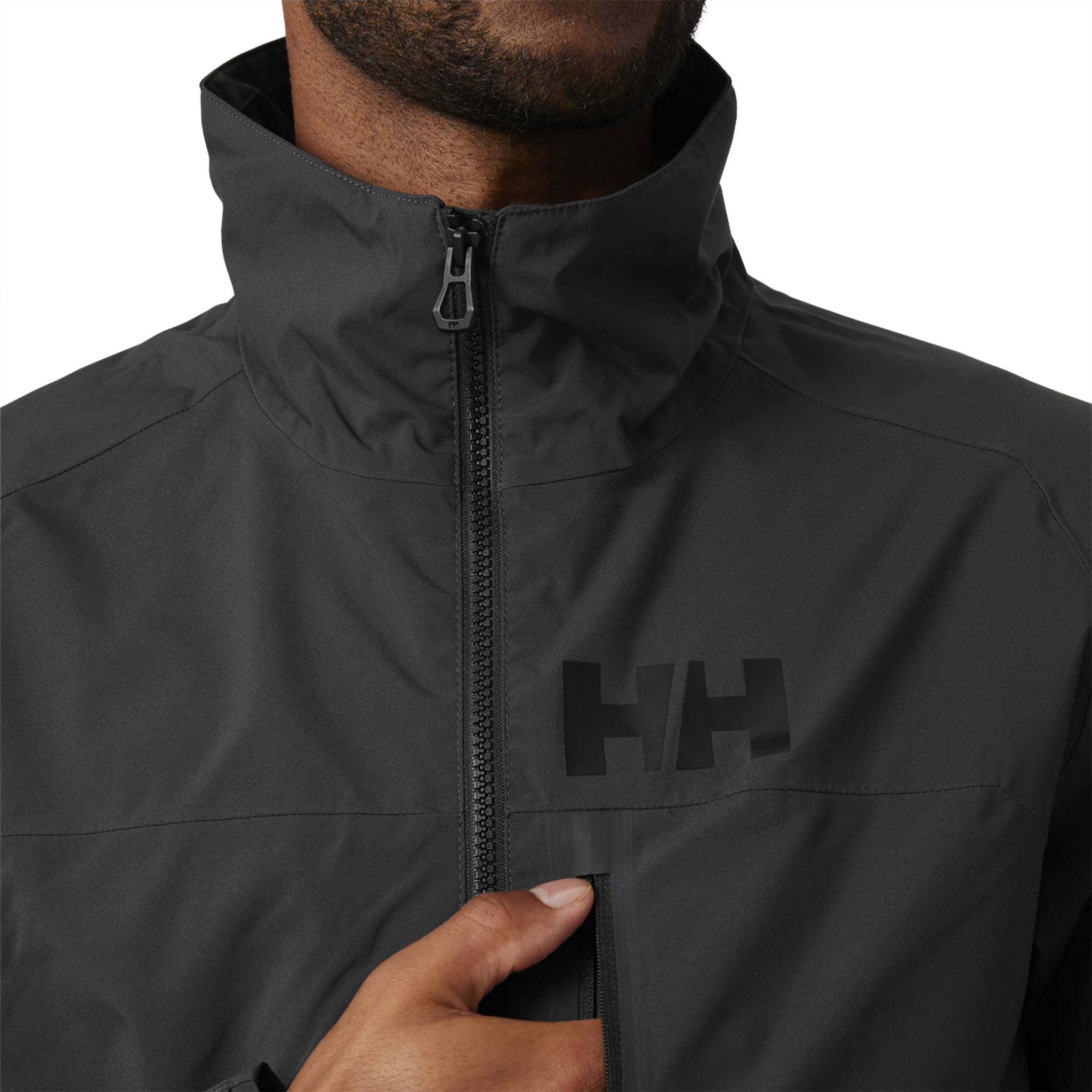 商品【商品预售7天】 Helly Hansen|Helly Hansen 男士冲锋衣 11940012STYLE 灰色,价格¥405 描述