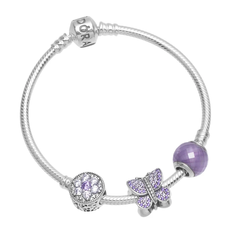 商品[国内直发] PANDORA|PANDORA 紫色女士手镯 PAND00087,价格¥1147,第1张图片