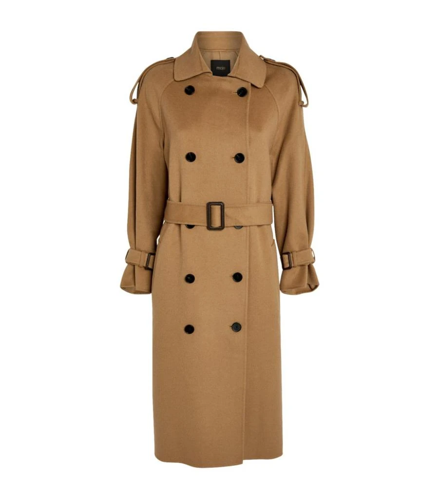 商品Maje|Wool-Blend Trench Coat,价格¥2975,第1张图片