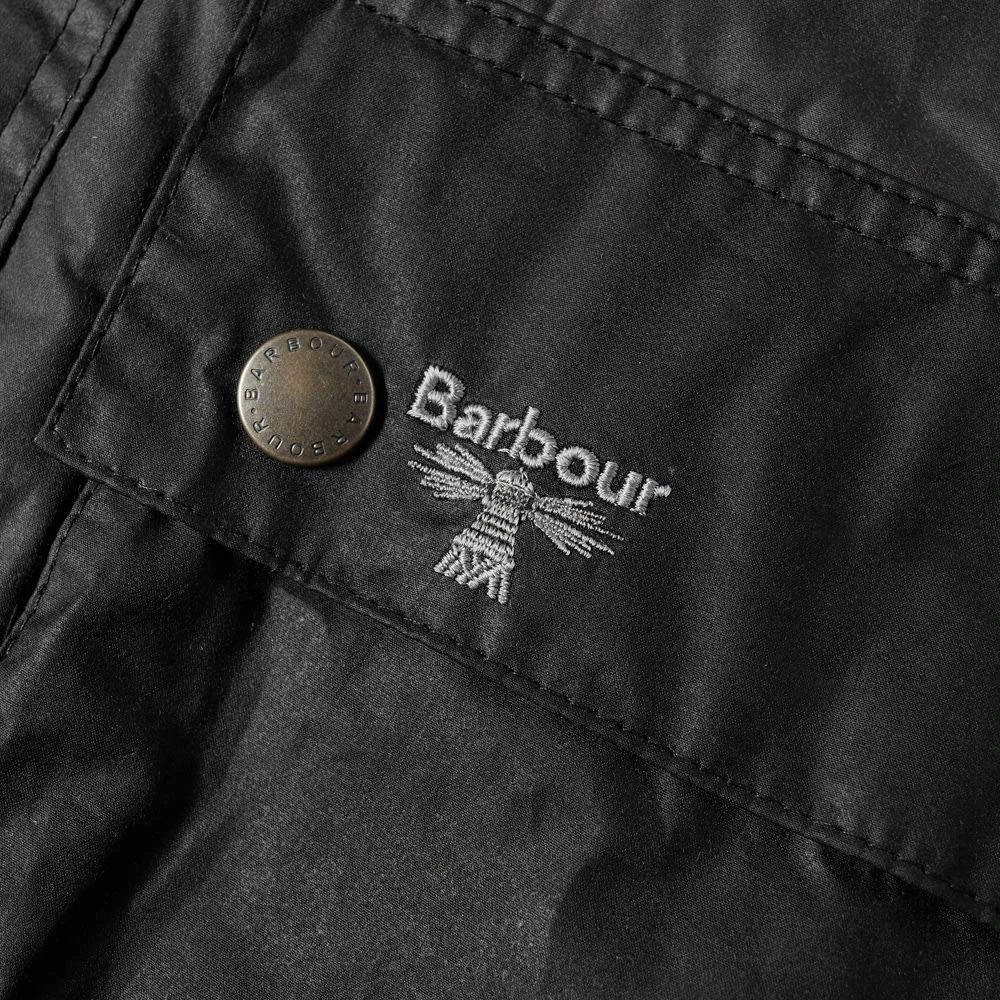 商品Barbour|Barbour Beacon Hooded Bedale Wax Jacket,价格¥1406,第3张图片详细描述