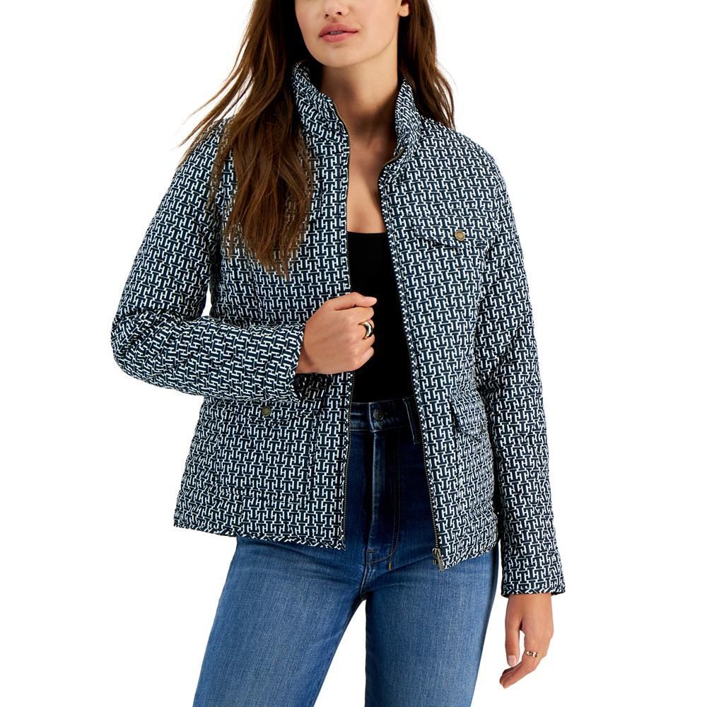 商品Tommy Hilfiger|Women's Quilted Stand-Collar Jacket,价格¥679,第1张图片