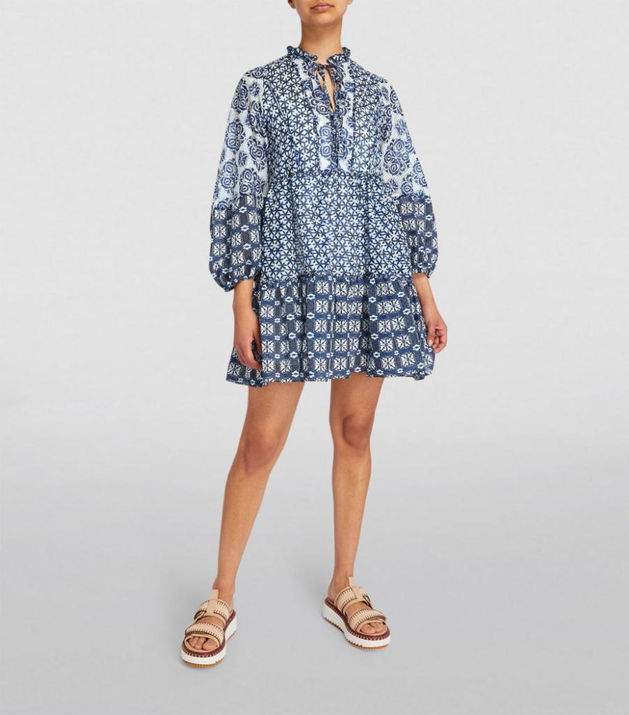 商品Maje|Geometric Print Mini Dress,价格¥1558,第5张图片详细描述