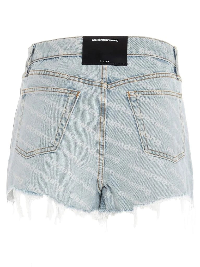 商品Alexander Wang|Alexander Wang Bite Logo Denim Shorts,价格¥1724,第2张图片详细描述